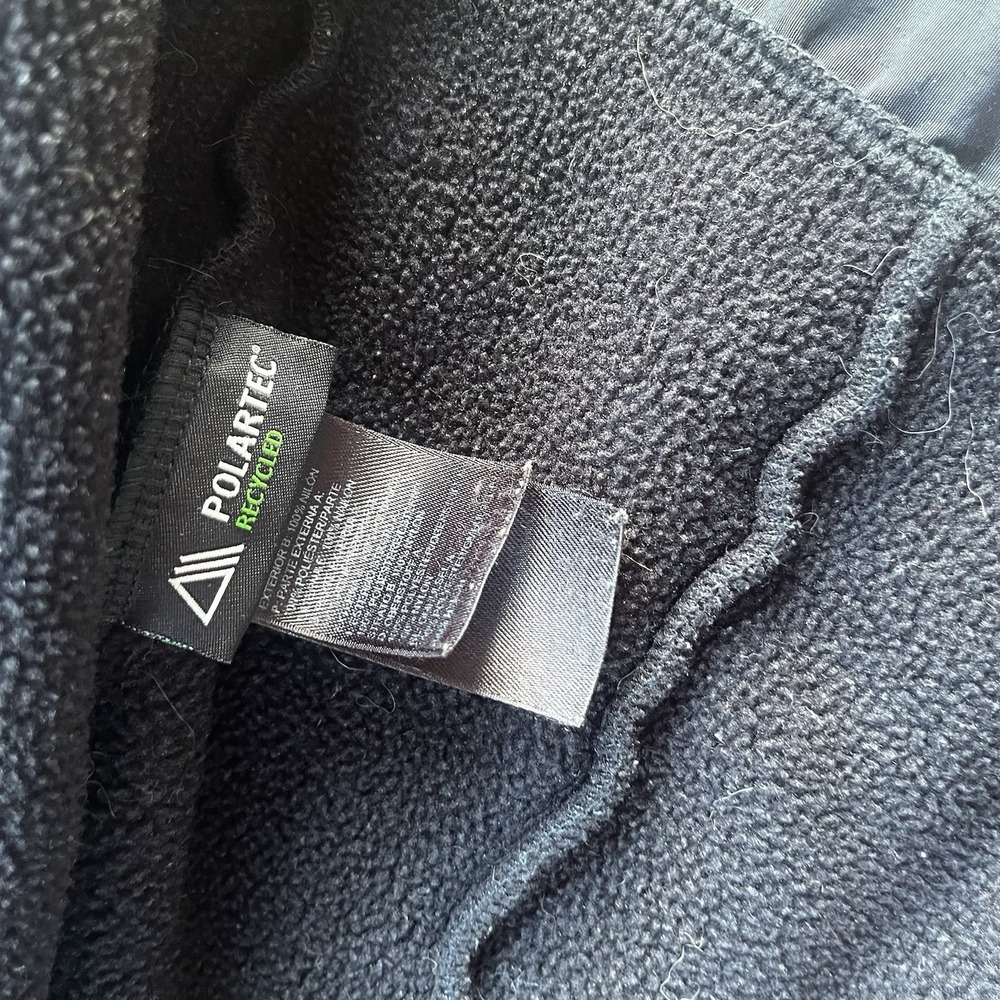 North Face Polartec Denali Women's Medium Black Full Zip Jacket FLAW - Picture 5 of 13